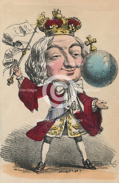 'George II', 1856. Artist: Alfred Crowquill.