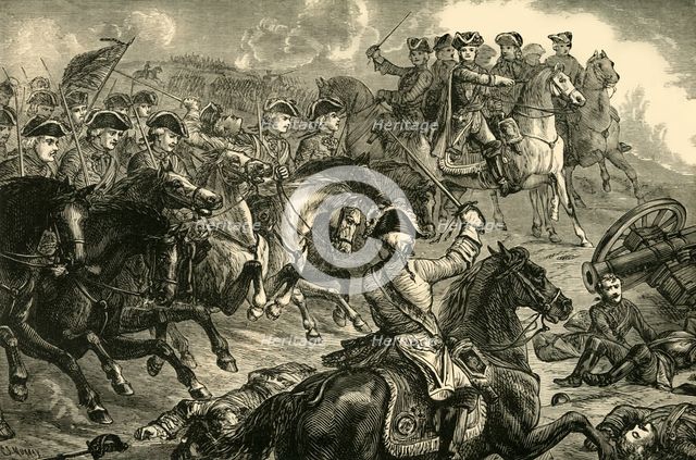 'George II, at the Battle of Dettingen', (27 June 1743), 1890.  Creator: Unknown.