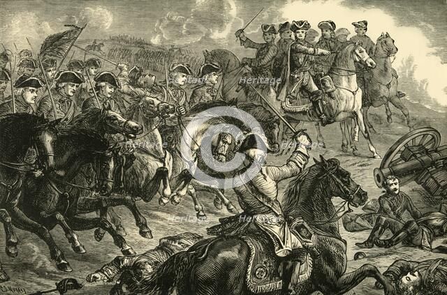 'George II, at the Battle of Dettingen', (27 June 1743), 1890.  Creator: Unknown.