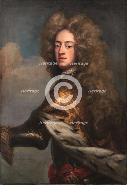 George II as Prince of Wales. Artist: Hirschmann, Johann Leonhard (1672-1750)
