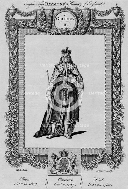 'George II', c1787. Artist: Unknown.