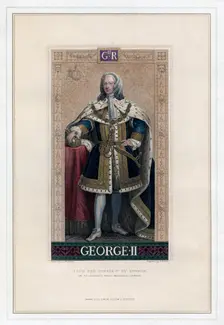 George II, King of Great Britain and Ireland. Artist: T Brown