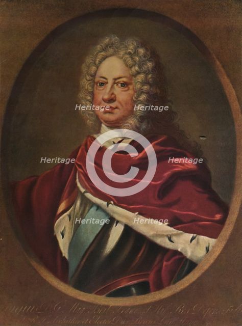 'George II, King of England', 1721-1724, (1913). Artist: Jacob Christoph Le Blon.