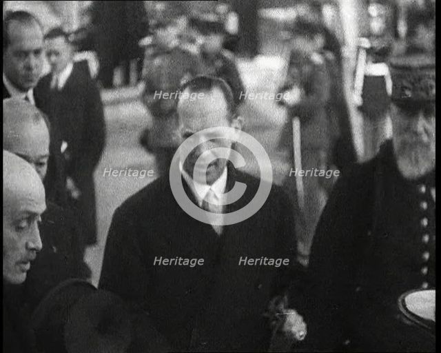 George II, King of the Hellenes with Others, 1930s. Creator: British Pathe Ltd.