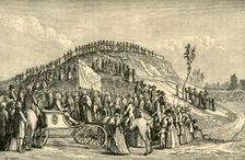 George III and Queen Charlotte at Eton Montem, 1778 (1911). Creator: Unknown
