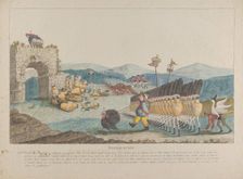 George III Leading an Army of Jugs, 1794. Creator: Unknown