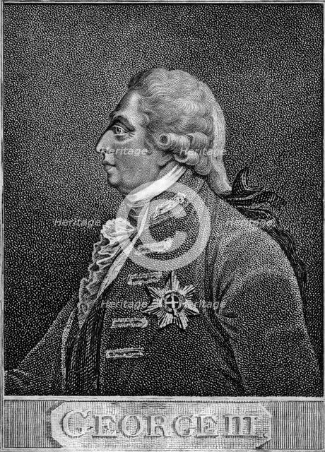 George III of the United Kingdom.Artist: J Chapman
