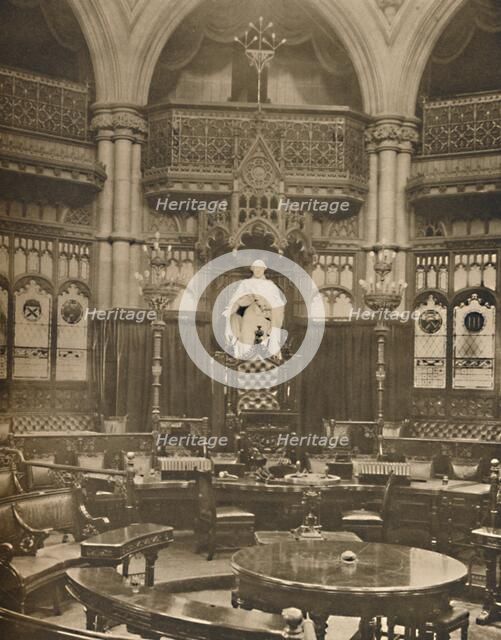 'George III. Presides in the Common Council Chamber in the Guildhall', c1935. Creator: King.