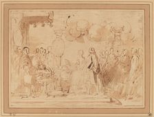 George III Resuming Royal Power, c. 1789. Creator: Benjamin West