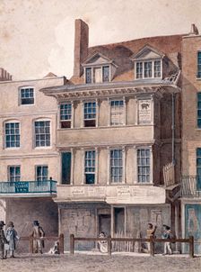 George Inn, West Smithfield, London, c1830. Artist: Robert Blemmell Schnebbelie