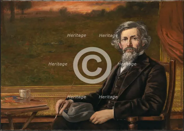 George Inness, c. 1890-1928. Creator: Franklin C. Courter.
