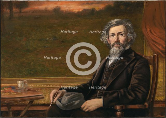 George Inness, c. 1890-1928. Creator: Franklin C. Courter.