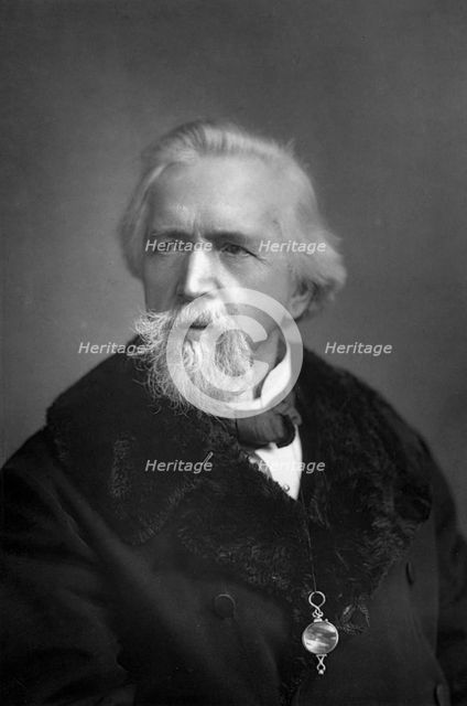 George Jacob Holyoake (1817-1906), English secularist, 1893. Creator: W&D Downey.