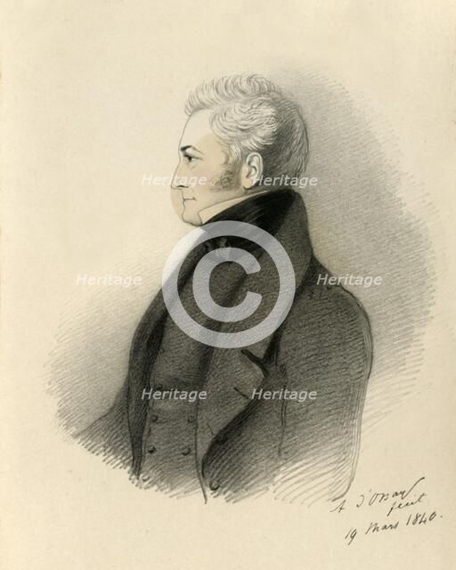 George James Guthrie, 1840.  Creators: Alfred d'Orsay, Richard James Lane.