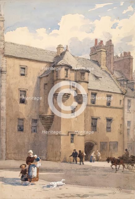 George Jamesone's House, 1886. Creator: John Mitchell.