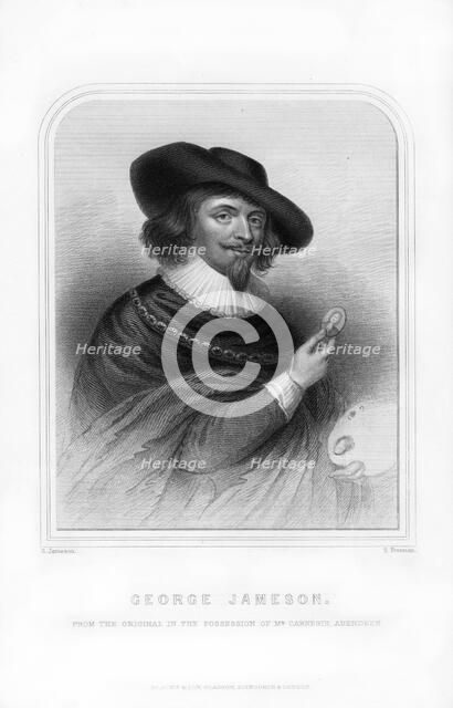 George Jamesone, Scottish portrait-painter, (1870).Artist: S Freeman