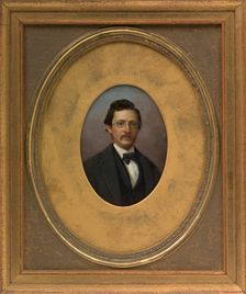George Linen Self-portrait, (1840s?). Creator: George Linen