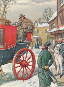 George Loveless (1797-1874) in chains from Dorchester to a prison, (1834), 1934