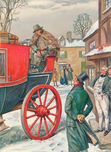 George Loveless (1797-1874) in chains from Dorchester to a prison, (1834), 1934