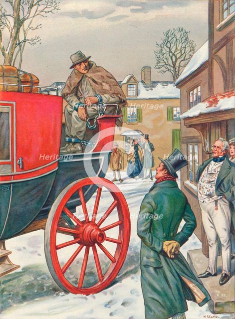 George Loveless (1797-1874) in chains from Dorchester to a prison, (1834), 1934. Artist: Unknown