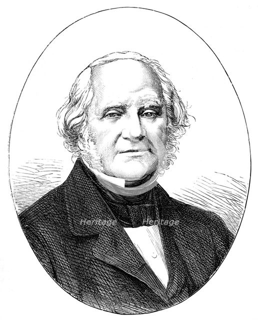 George Peabody (1795-1869), American banker and philanthropist. Artist: Unknown
