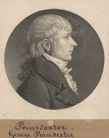 George Poindexter, 1808. Creator: Charles Balthazar Julien Févret de Saint-Mémin