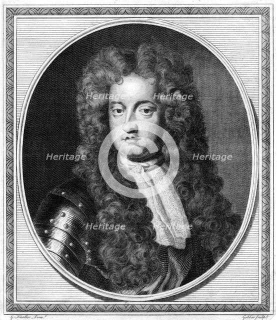 George, Prince of Denmark, (18th century).Artist: John Goldar