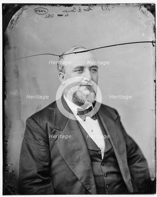 George Quayle Cannon, delegate of Utah, between 1865 and 1880. Creator: Unknown.
