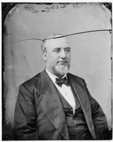 George Quayle Cannon, delegate of Utah, between 1865 and 1880. Creator: Unknown