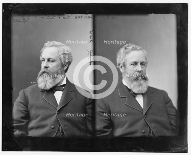 George R. Cutler, US Army Paymaster, between 1865 and 1880. Creator: Unknown.