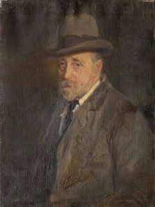 George R. Gowans RSW (1843-1924), 1909. Creator: Campbell Lindsay Smith