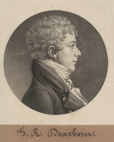 George Raleigh Dearborn, 1806. Creator: Charles Balthazar Julien Févret de Saint-Mémin