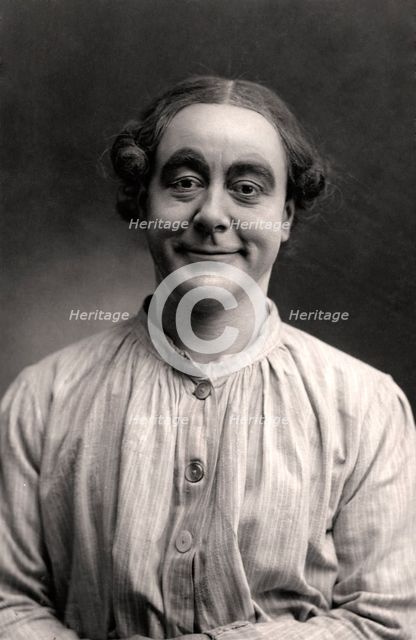 George Robey (1869-1954), music hall entertainer, 1907.Artist: Rotary Photo