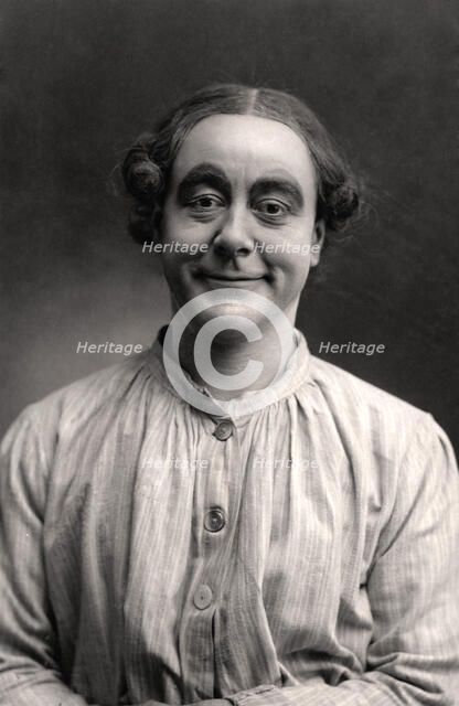 George Robey (1869-1954), music hall entertainer, 1907.Artist: Rotary Photo