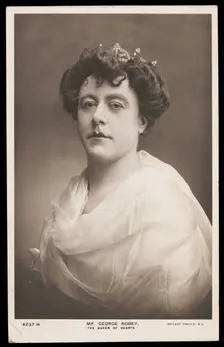 George Robey in drag as the Queen of Hearts, between 1905 and 1907. Creator: Unknown