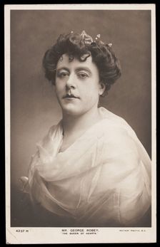 George Robey in drag as the Queen of Hearts, between 1905 and 1907. Creator: Unknown