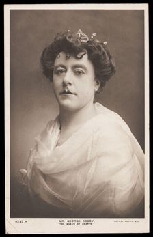 George Robey in drag as the Queen of Hearts, between 1905 and 1907. Creator: Unknown