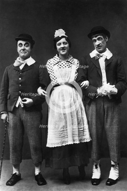George Robey, Violet Loraine and Alfred Lester, music hall entertainers, early 20th century.Artist: Wrather & Buys
