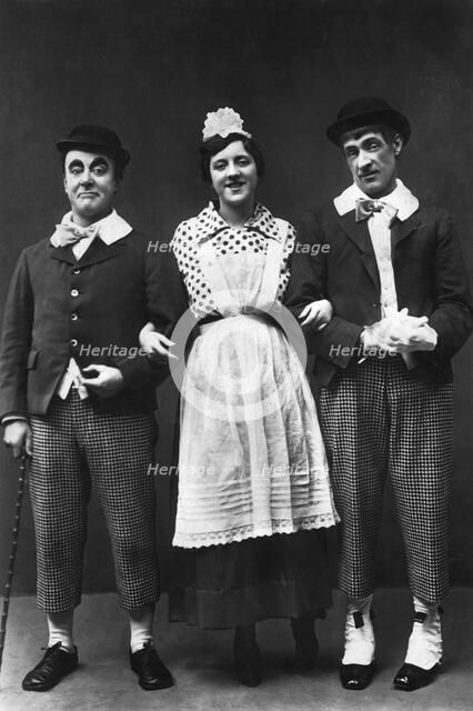 George Robey, Violet Loraine and Alfred Lester, music hall entertainers, early 20th century.Artist: Wrather & Buys