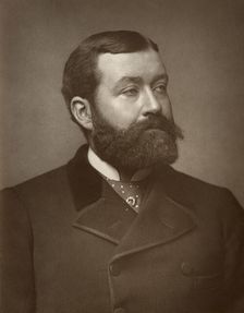 George Robert Sims, British journalist, poet, dramatist and novelist, 1884. Artist: St James's Photographic Co