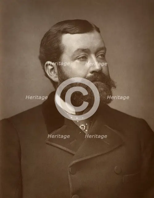 George Robert Sims, British journalist, poet, dramatist and novelist, 1884. Artist: St James's Photographic Co