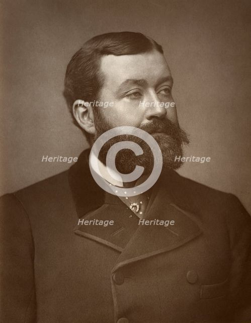 George Robert Sims, British journalist, poet, dramatist and novelist, 1884. Artist: St James's Photographic Co