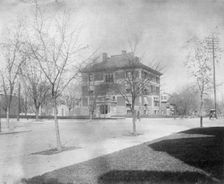 George S. Fraser House, R St. and Conn. Ave., N.W., Washington, D.C., between 1890 and 1950. Creator: Frances Benjamin Johnston