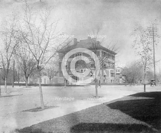 George S. Fraser House, R St. and Conn. Ave., N.W., Washington, D.C., between 1890 and 1950. Creator: Frances Benjamin Johnston.