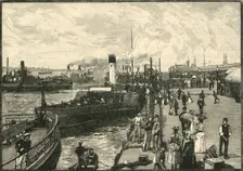 George's Landing-Stage 1898. Creator: Unknown