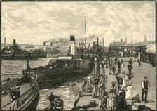 George's Landing-Stage 1898. Creator: Unknown