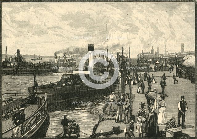 'George's Landing-Stage', 1898. Creator: Unknown.