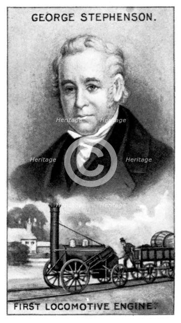 George Stephenson, English mechanical engineer, (c1924). Artist: Unknown