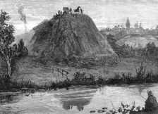 George Stephenson, Father of Railways: making a railway, 1881. Creator: W. I. Mosses