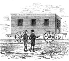 George Stephenson, Father of Railways: the Experiment coach, common car, 1881. Creator: Unknown